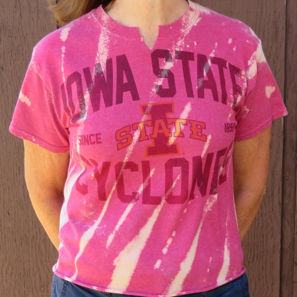 Iowa State Cyclones Custom Crop Top sz S